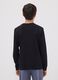 Black organic cotton T-shirt with "Let's get drip" slogan for boys_2