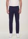 Blue pure cotton five-pocket trousers_1
