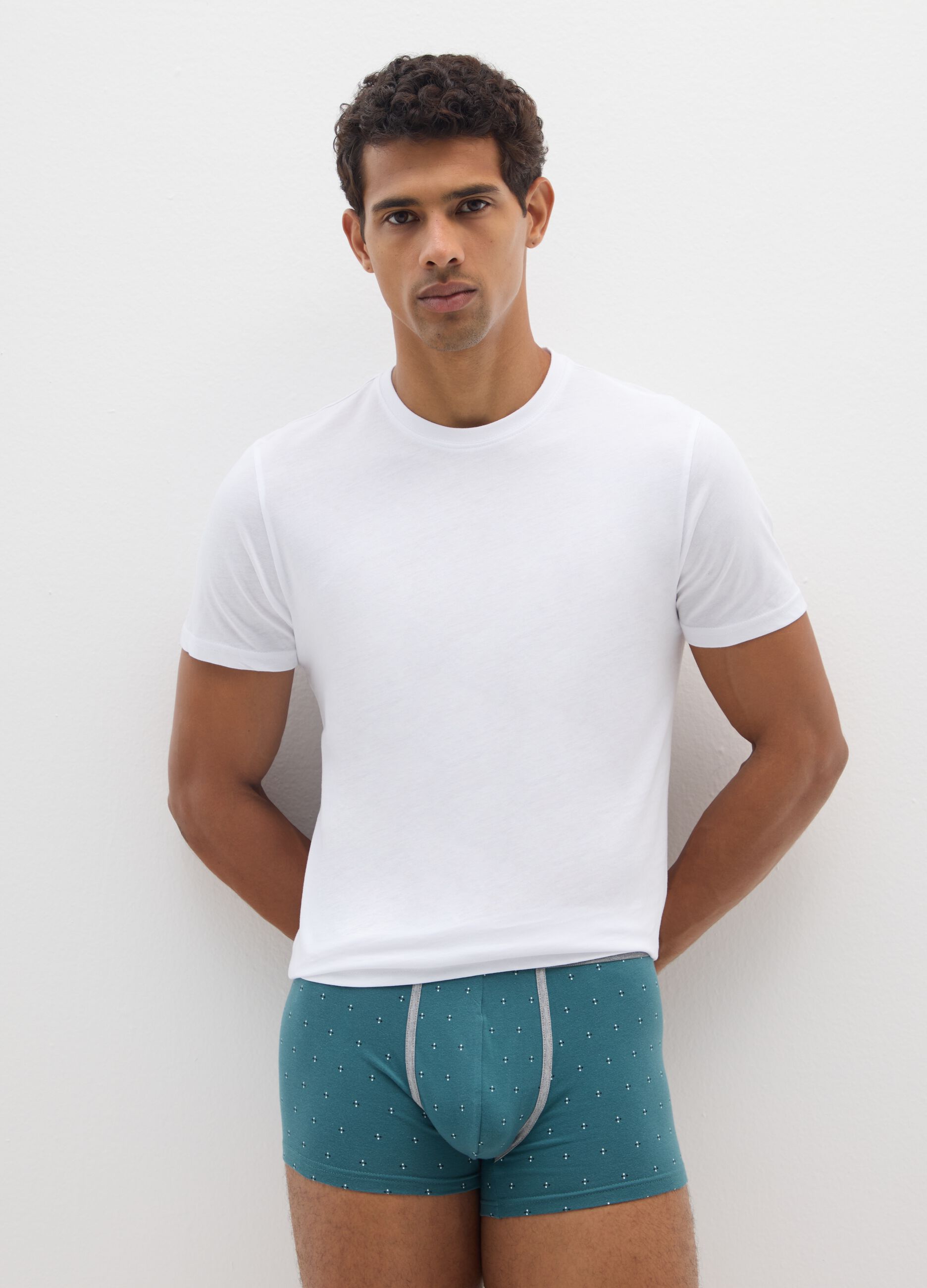 Multipack Stretch Cotton Multicolour Regular Fit Boxers