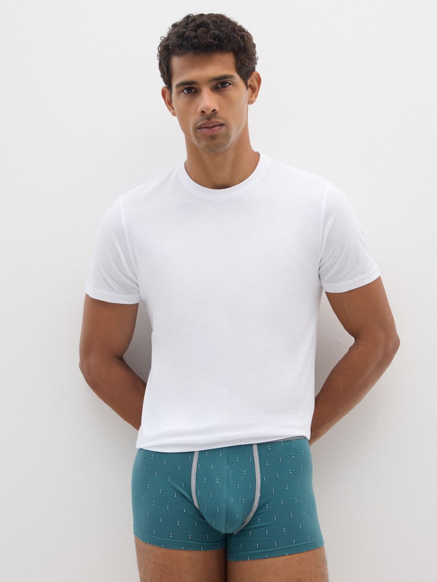 Multipack Stretch Cotton Multicolour Regular Fit Boxers_0