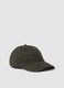 Grey pure cotton baseball cap_0