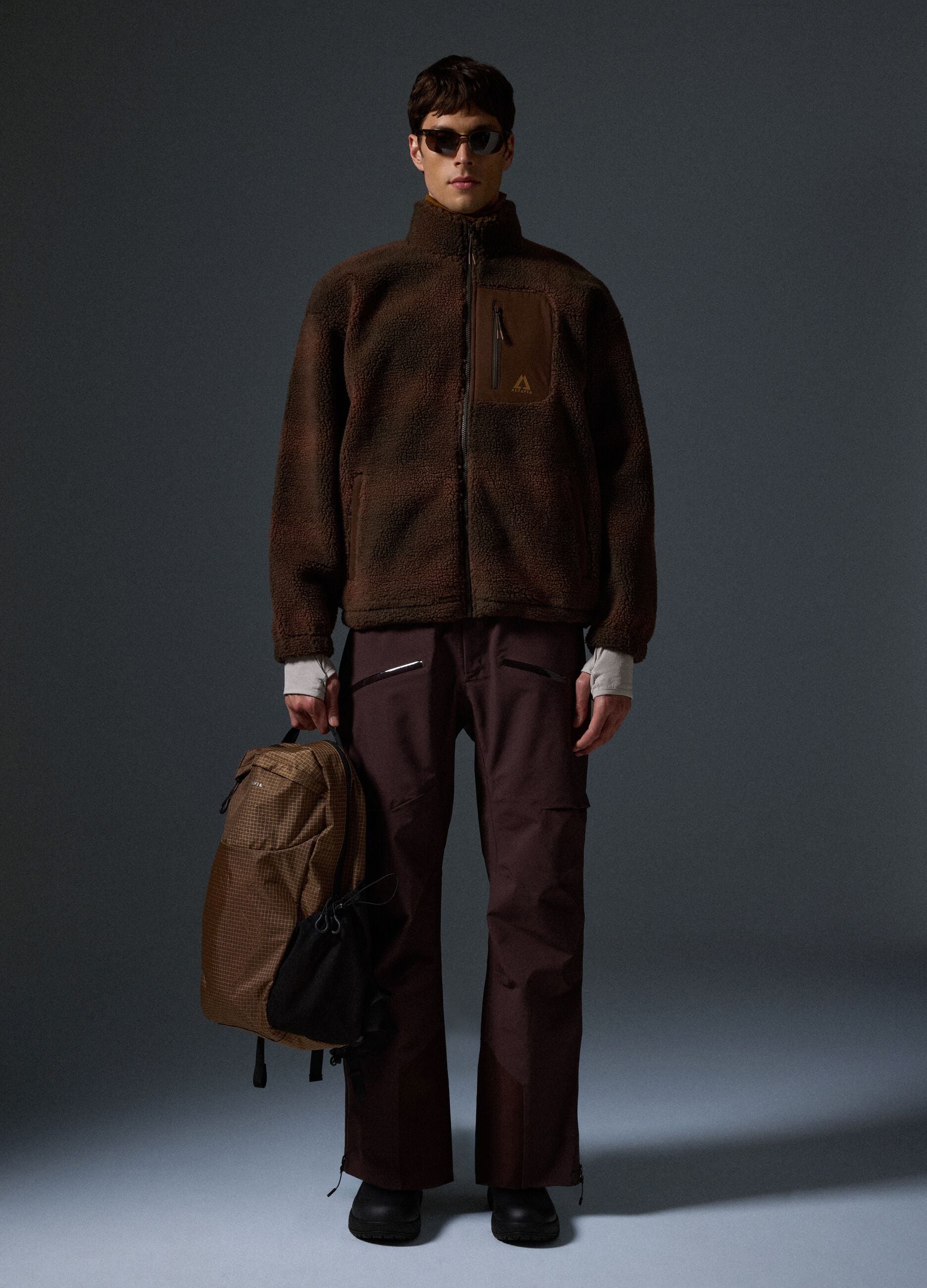 Sherpa-Jacke mit durchgehendem Rei&szlig;verschluss ALTAVIA WITH DEBORAH COMPAGNONI