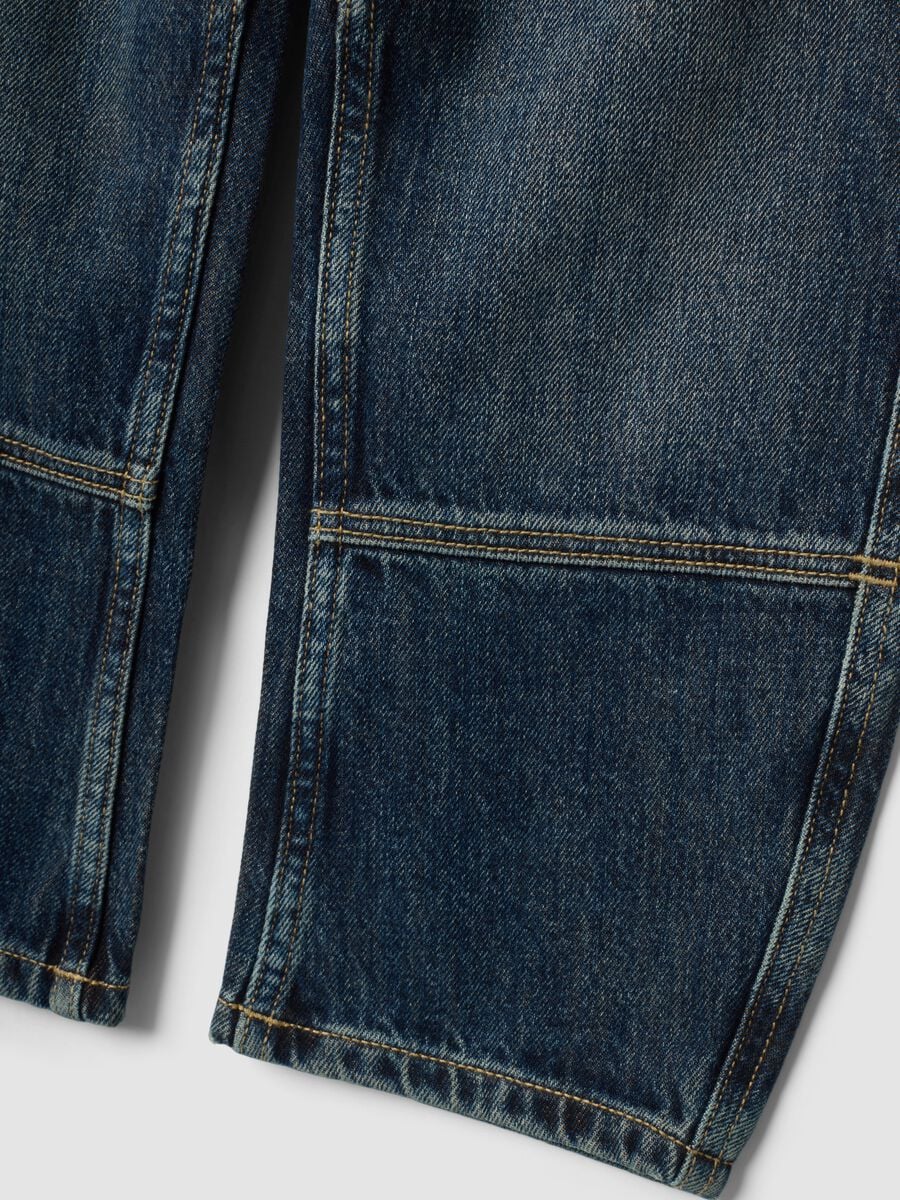 Blaue Relaxed-Fit-Jeans aus reiner Baumwolle f&uuml;r Jungen_3