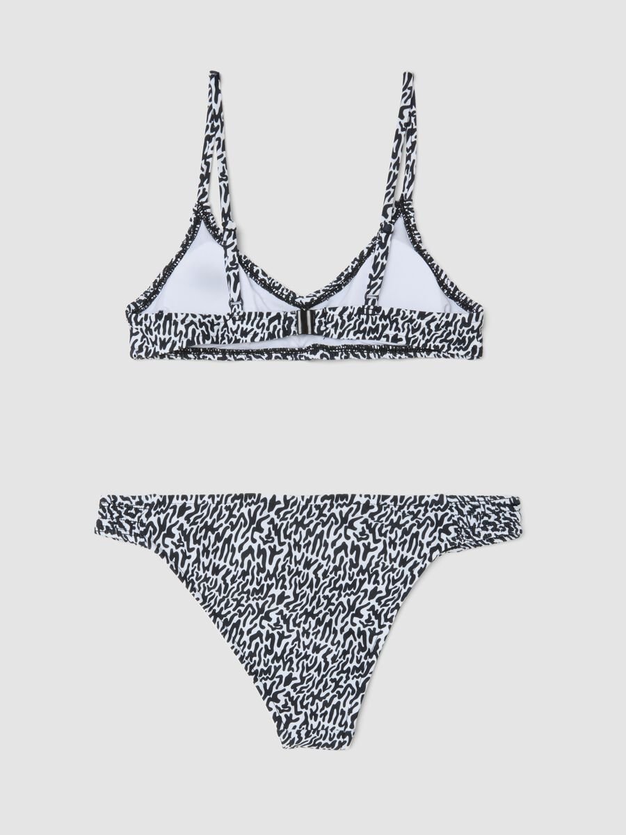 Black stretch-fabric bikini_1