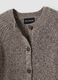 Grey pure cotton knit cardigan in regular fit_2