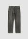 Graue Regular-Fit-Jeans aus Baumwoll-, Lyocell- und Viskosemix_0