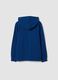 Blue boys&rsquo; organic cotton hoodie, regular fit_1