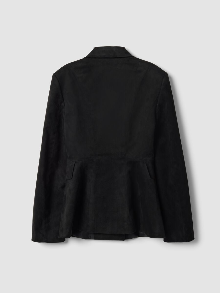 Blazer en su&eacute;dine noir_6