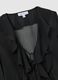 Regular fit black blouse with ruffles_5