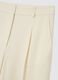 Regular Fit Beige Trousers_5