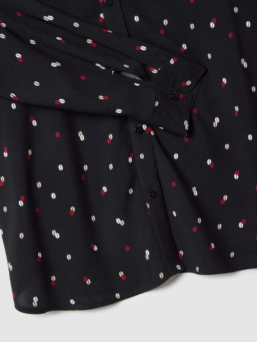 Multicolour pure viscose shirt with regular fit and prints_1