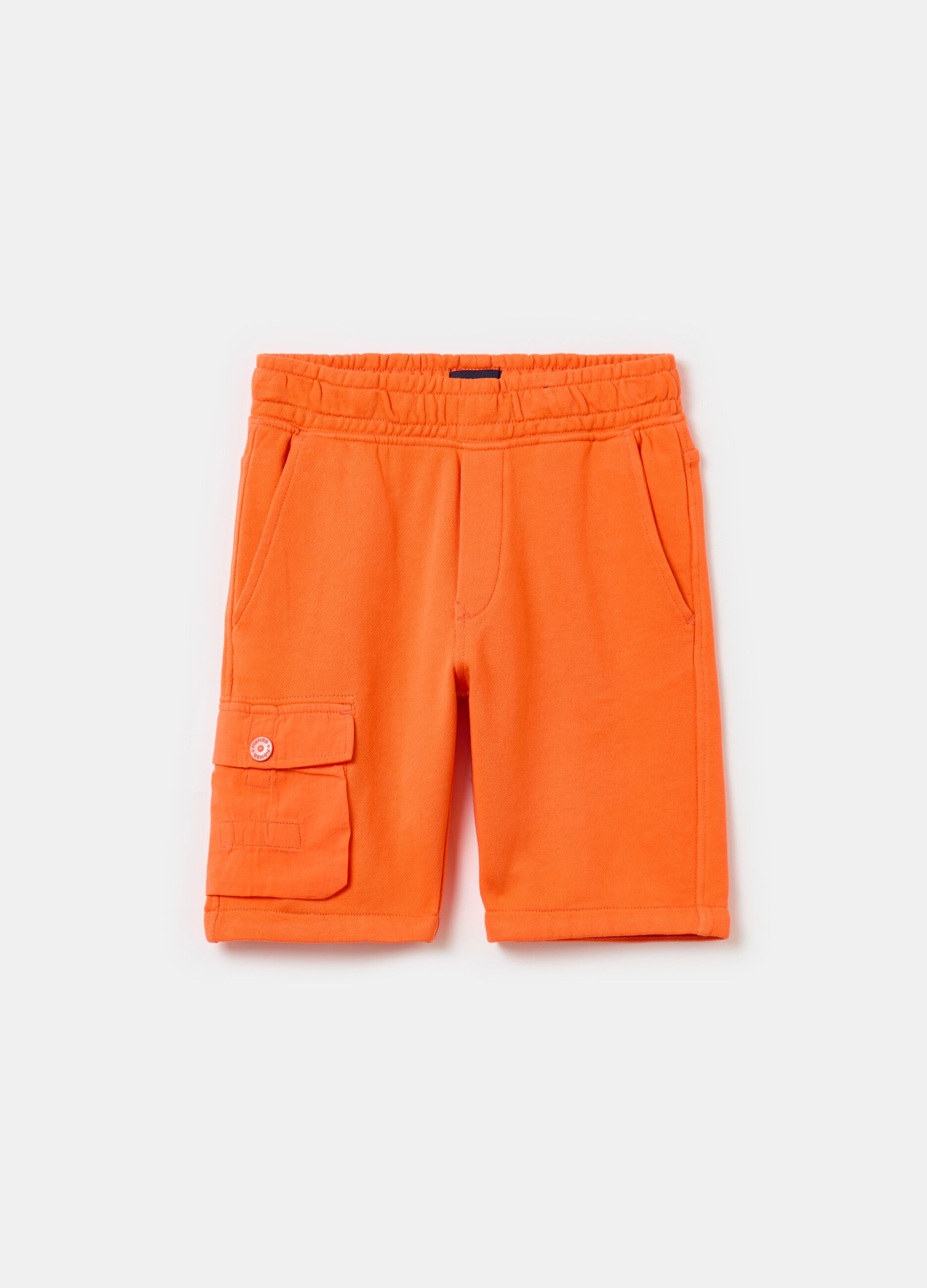 French Terry shorts with drawstring