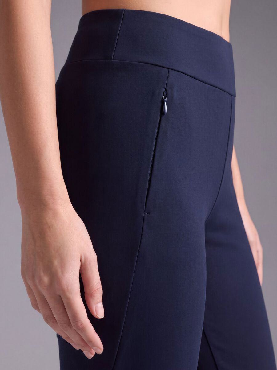 Blue stretch-fabric leggings ALTAVIA STUDIO_3