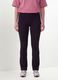 Black flared leggings in stretch cotton_3
