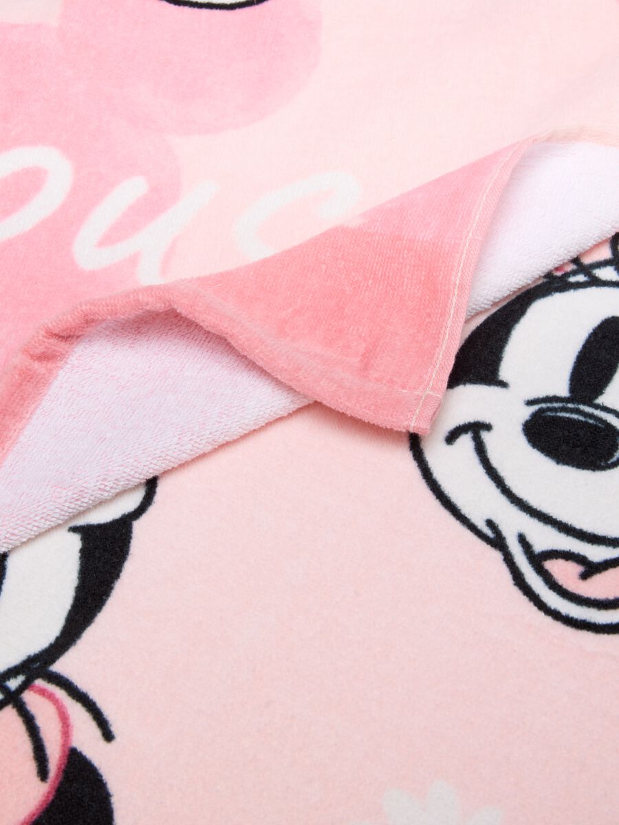 Pink pure cotton beach towel_2