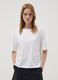 White pure cotton T-shirt with crochet appliqu&eacute;_2