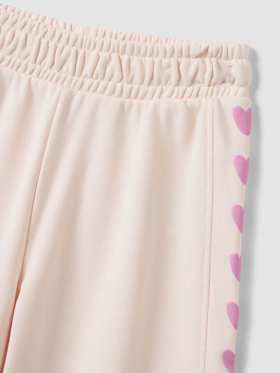 Rosa Jogginganzug aus Baumwollmix mit Lilo-&-Stitch-Prints f&uuml;r M&auml;dchen_3