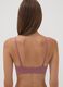 Pink non-padded stretch-fabric bra with ruched detail_3