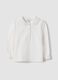 Polo branco em algod&atilde;o org&acirc;nico el&aacute;stico_0