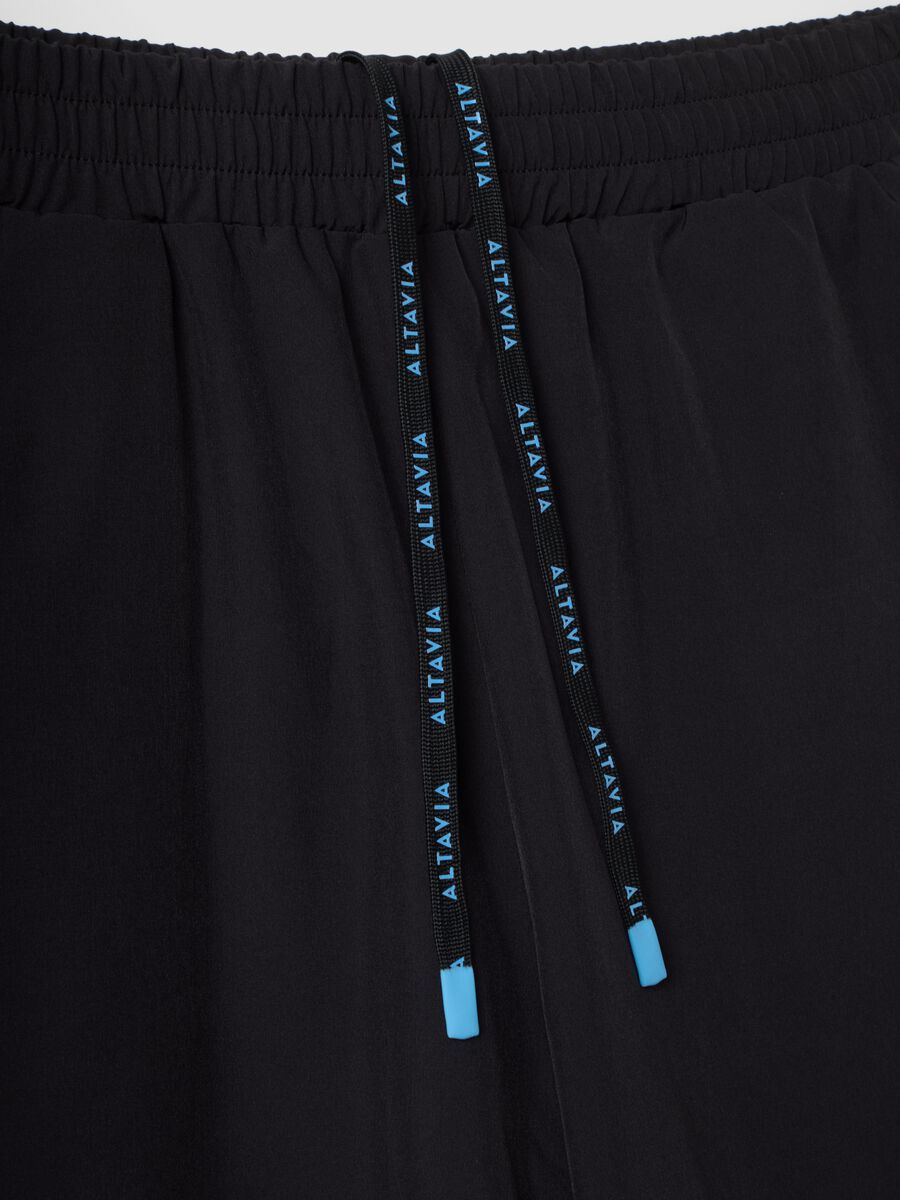 Black easy-dry stretch shorts ALTAVIA RUNNING_3