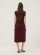 Rotes Midikleid aus Stretchmaterial, Slim Fit_3