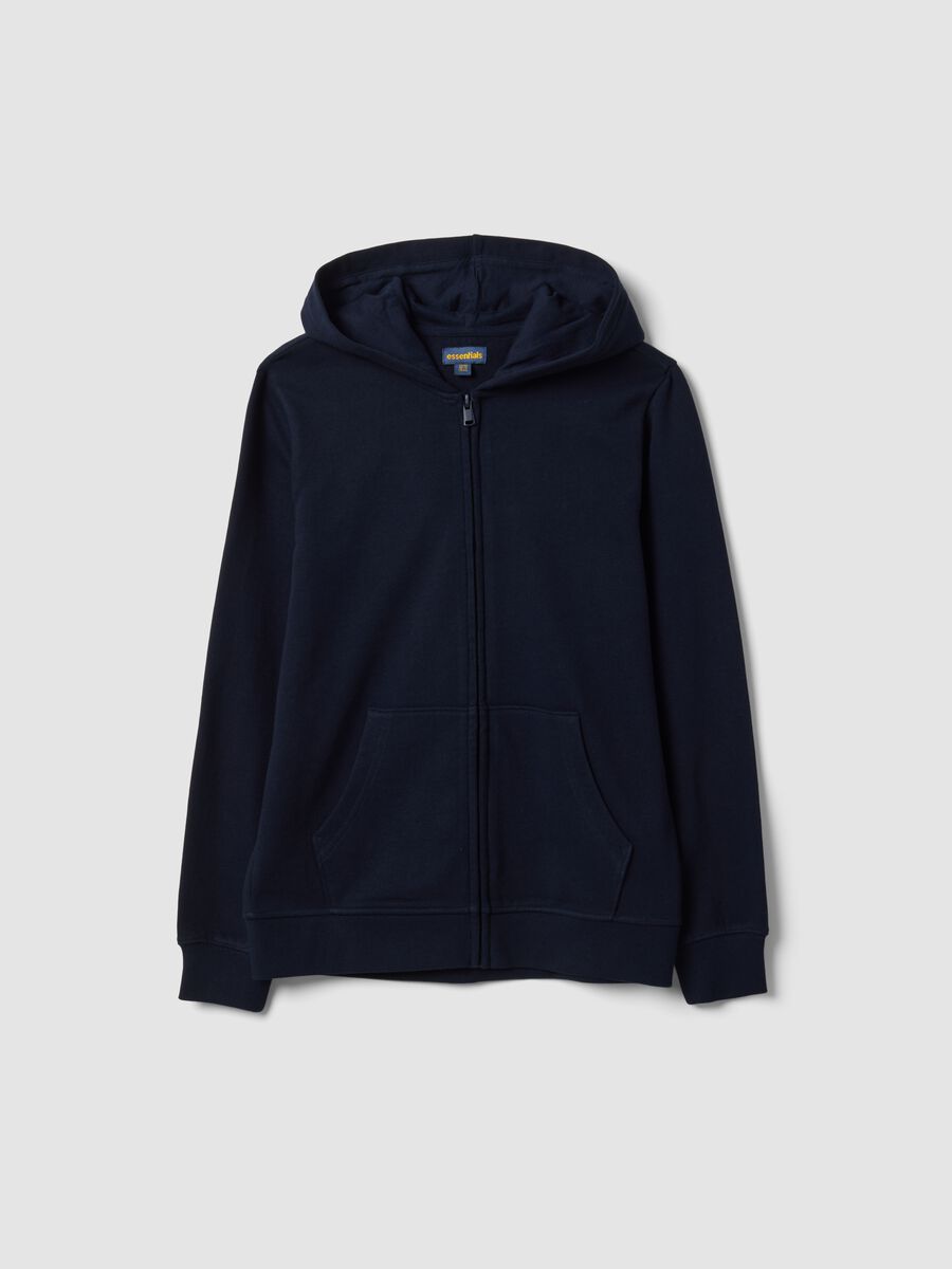 Blauer Hoodie aus reiner Bio-Baumwolle, Regular Fit f&uuml;r Jungen_4