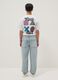 Boy's pure cotton denim blue baggy jeans_1