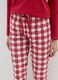 Multicoloured check Christmas pyjamas in pure cotton regular fit_3