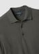 Grey pure cotton polo shirt regular fit_5