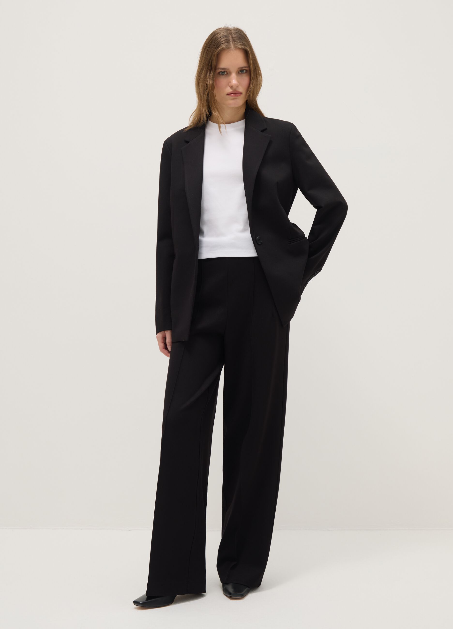 Black Flare Fit Leggings