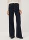 Blaue Wide-Leg-Jeans aus Stretch-Baumwolle_1