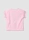 Pink pure cotton T-shirt with fringed sleeves and Toy Story print_2