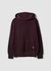 Red pure cotton oversized hoodie_4