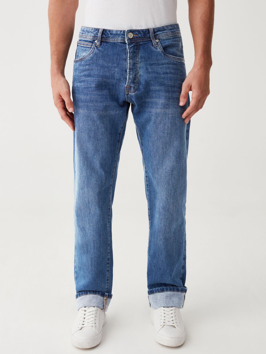 The Perfect Item regular-fit selvedge denim trousers_1