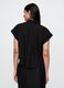 Black cropped linen and viscose shirt from Gap_2