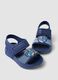 Blue beach sandals with Velcro fastening_1