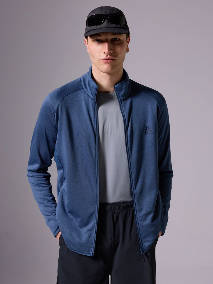 ALTAVIA WITH DEBORAH COMPAGNONI full-zip sweatshirt in technical fabric_1