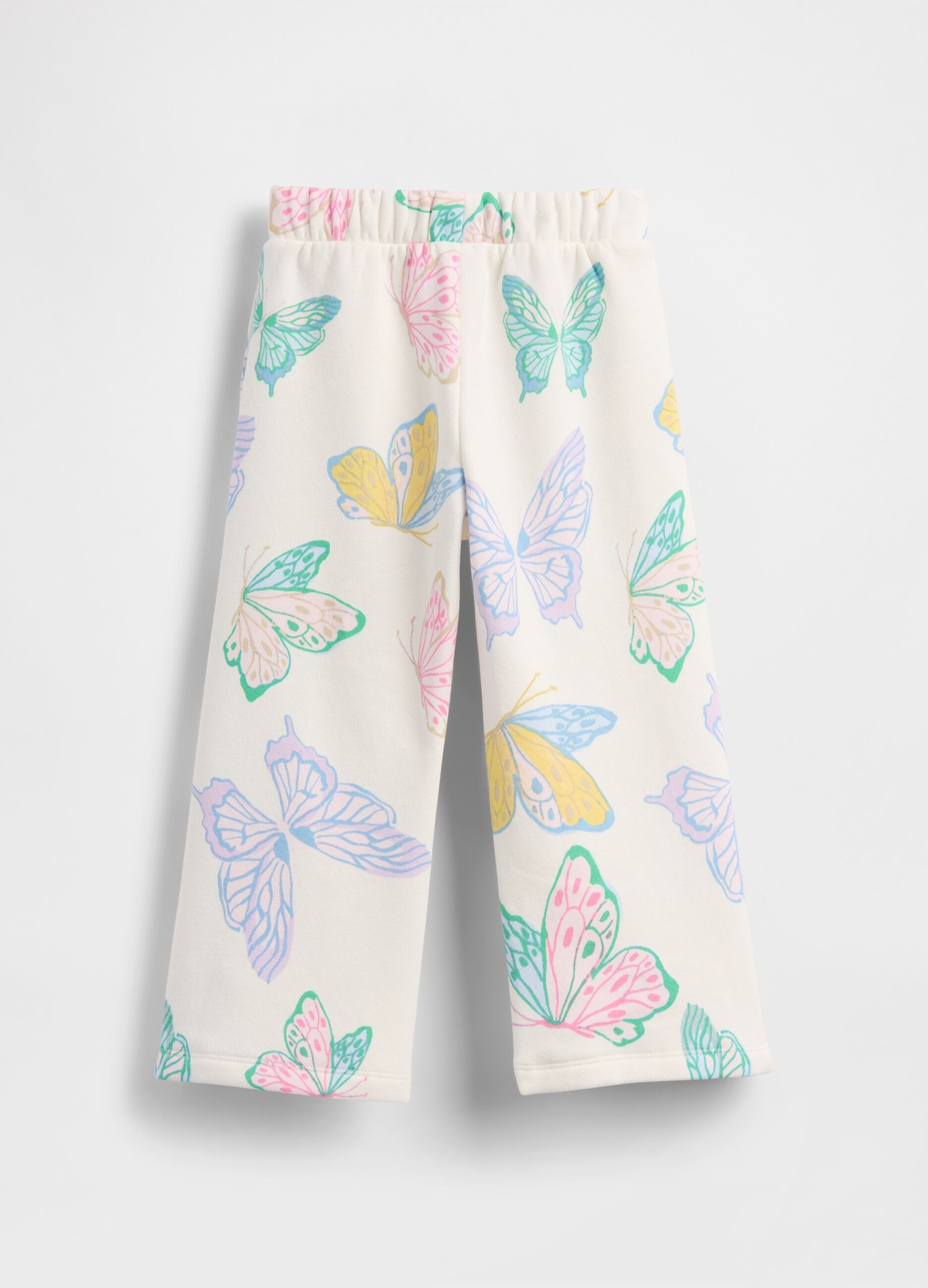 Bunte Baumwollmischhose f&uuml;r Babys mit Schmetterlingsmotiven