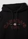 Black cotton-blend hoodie_1
