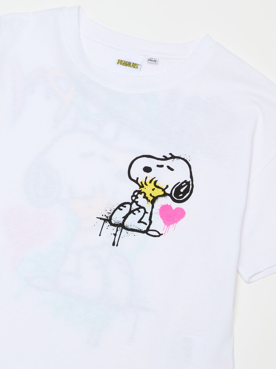 Cotton T-shirt with Snoopy print_2