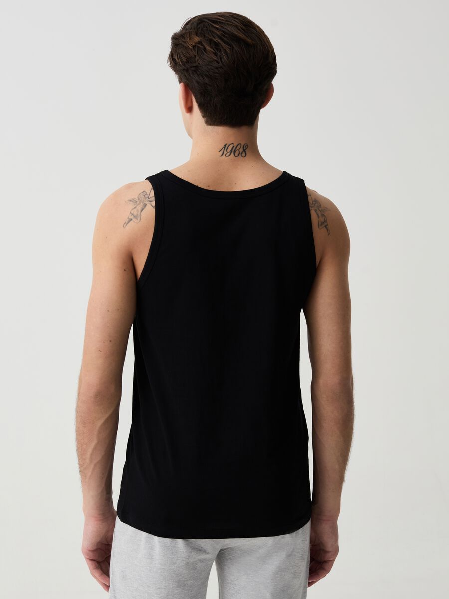 Two-pack racerback vests with round neckline_1