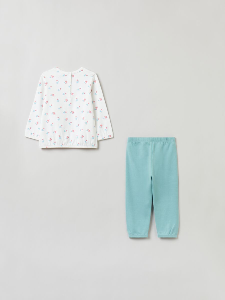 Long cotton pyjamas with print_1