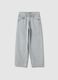 Boy's gray pure cotton skater jeans_3