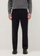 Black Stretch Cotton Slim Fit Chino Trousers_2