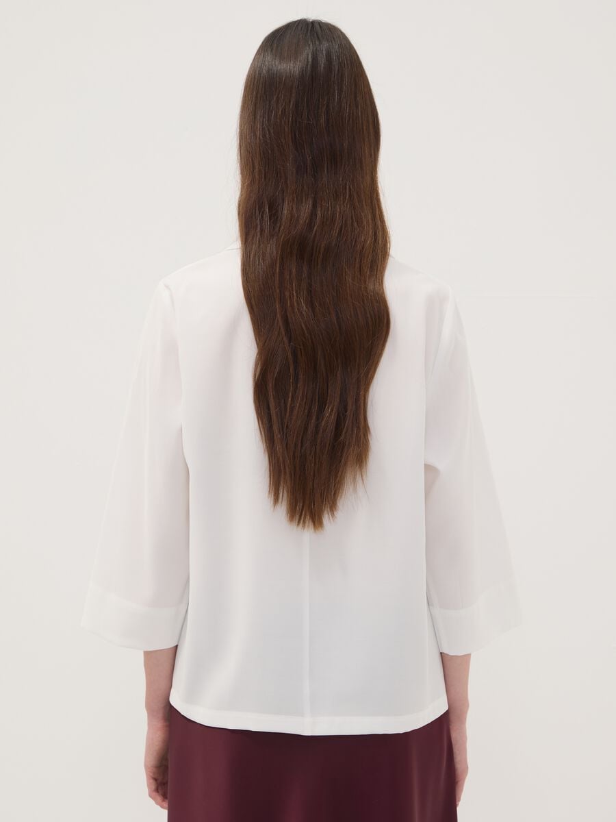 White viscose-blend shirt with classic collar_3