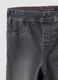 Jeggings grigi flare in cotone e viscosa elasticizzata per bambina_2