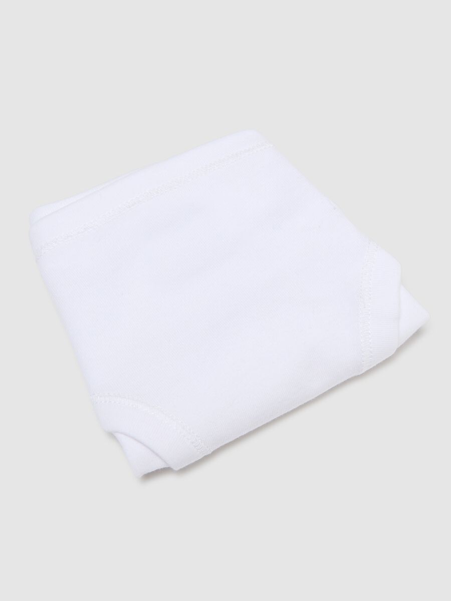 Wei&szlig;e Baumwoll-Stretch-Slips f&uuml;r M&auml;dchen, Regular Fit_3