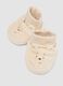 Beige set with hat and booties in pure organic cotton Winnie the Pooh_1