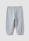 Graue Jogger aus reiner Baumwolle mit Herzmotiv, Comfort Fit f&uuml;r Baby-M&auml;dchen_1