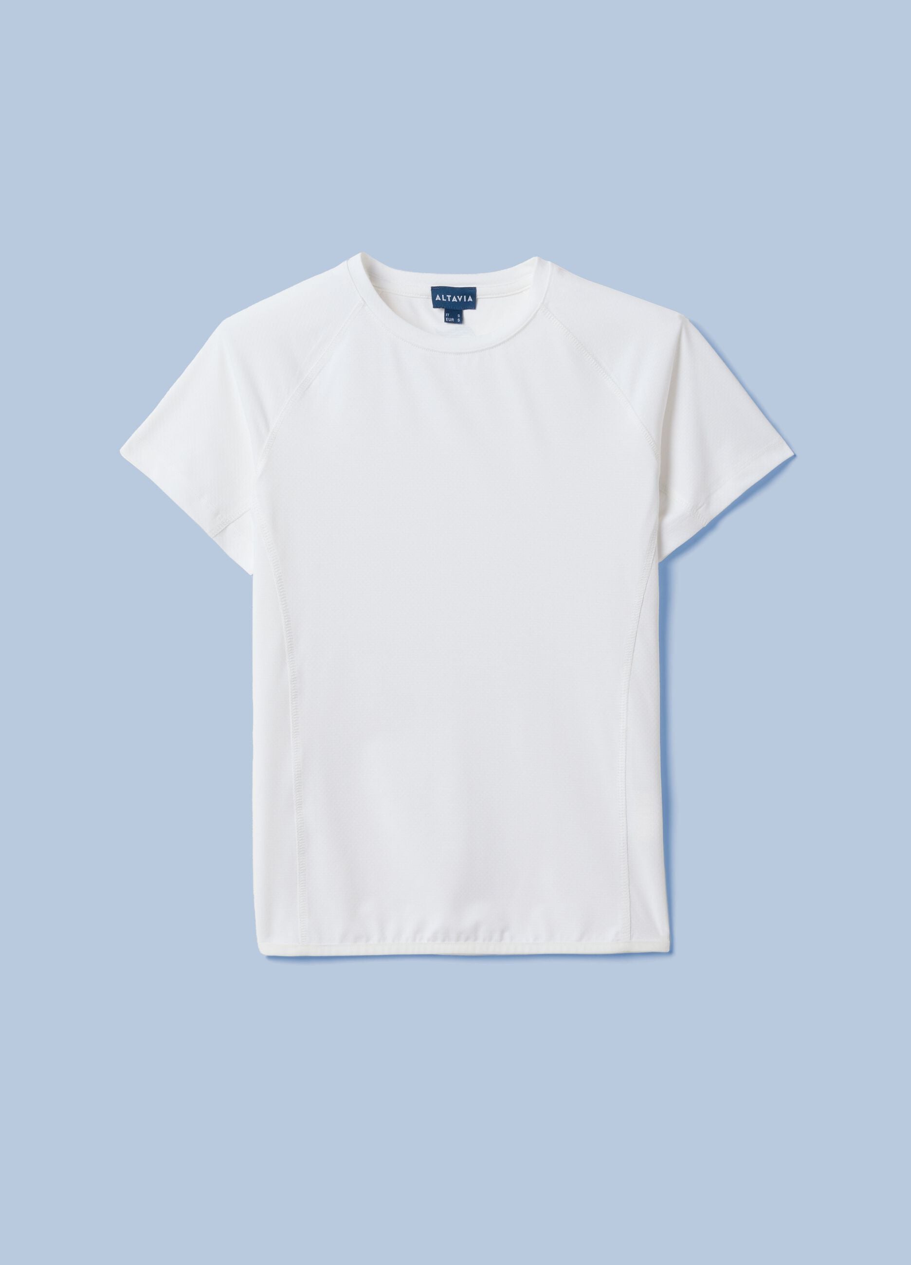 Wei&szlig;es technisches Stretch-T-Shirt ALTAVIA SAILING